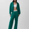 Pantalones de sudadera de felpa suave Vintagesoft de pierna ancha
