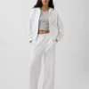 Pantalones de sudadera de felpa suave Vintagesoft de pierna ancha