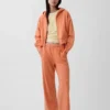 Pantalones de sudadera de felpa suave Vintagesoft de pierna ancha