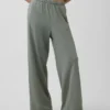 Pantalones de sudadera de felpa suave Vintagesoft de pierna ancha