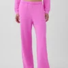 Pantalones de sudadera de felpa suave Vintagesoft de pierna ancha
