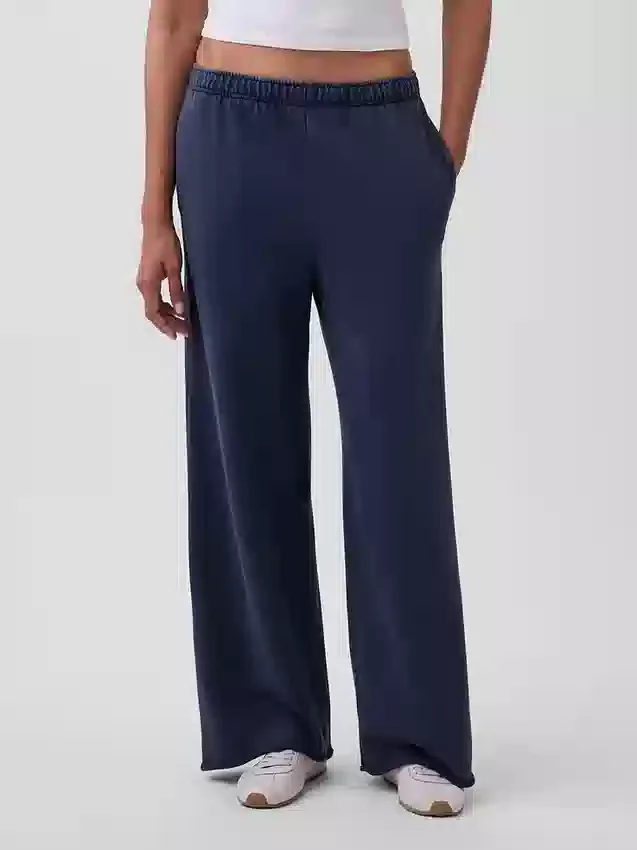 Pantalones de sudadera de felpa suave Vintagesoft de pierna ancha