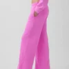 Pantalones de sudadera de felpa suave Vintagesoft de pierna ancha