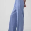 Pantalones de sudadera de felpa suave Vintagesoft de pierna ancha