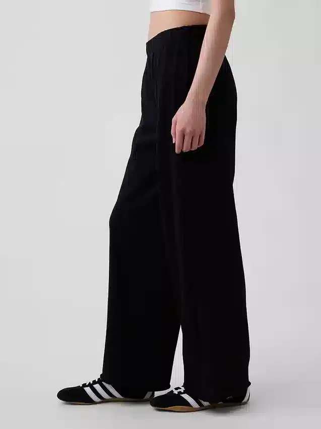 Pantalones de sudadera de felpa suave Vintagesoft de pierna ancha