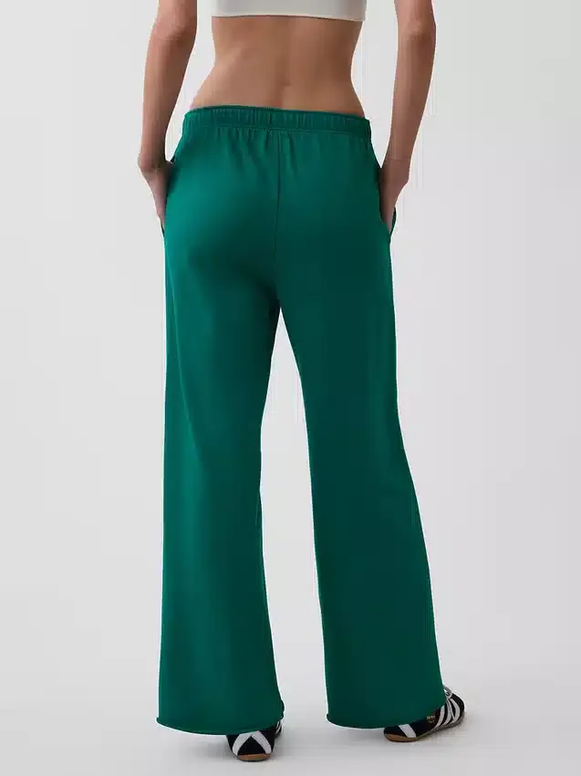 Pantalones de sudadera de felpa suave Vintagesoft de pierna ancha