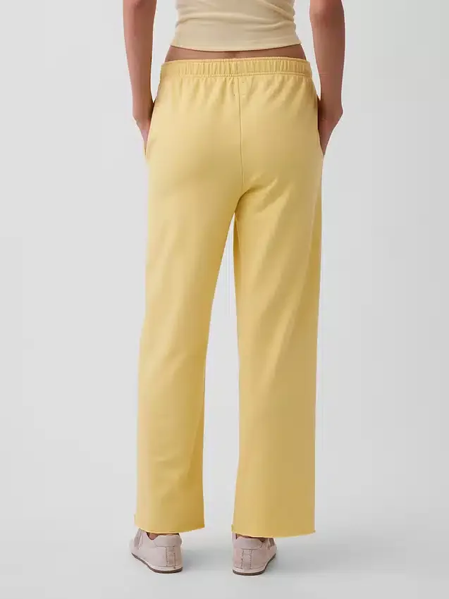 Pantalones de sudadera de felpa suave Vintagesoft de pierna ancha