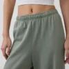 Pantalones de sudadera de felpa suave Vintagesoft de pierna ancha