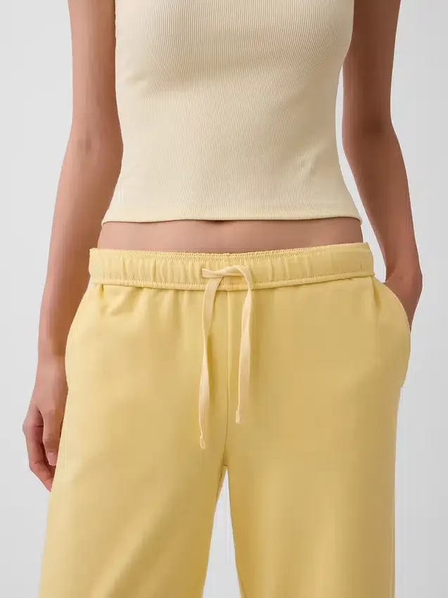 Pantalones de sudadera de felpa suave Vintagesoft de pierna ancha