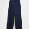 Pantalones de sudadera de felpa suave Vintagesoft de pierna ancha