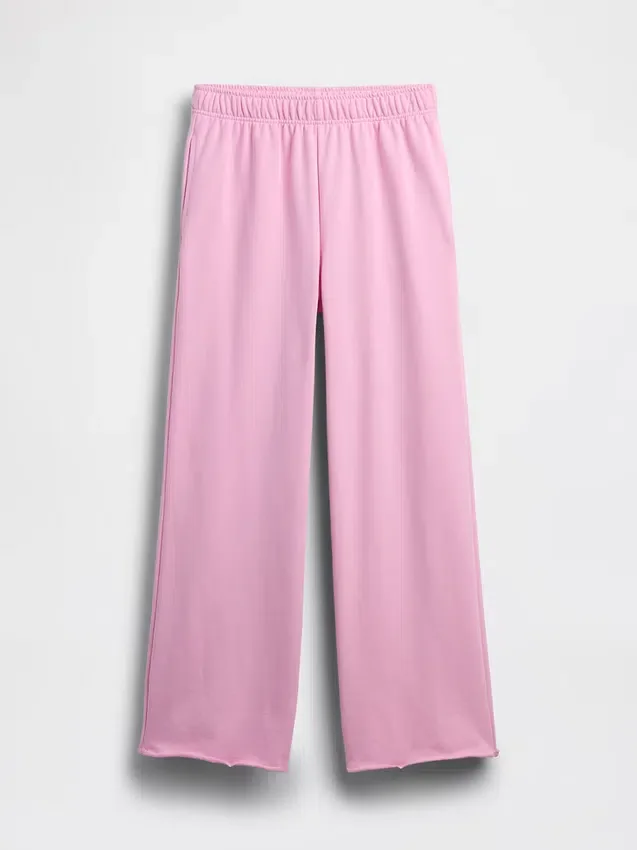 Pantalones de sudadera de felpa suave Vintagesoft de pierna ancha