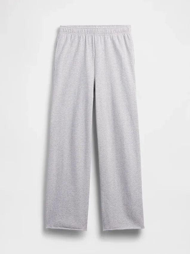 Pantalones de sudadera de felpa suave Vintagesoft de pierna ancha