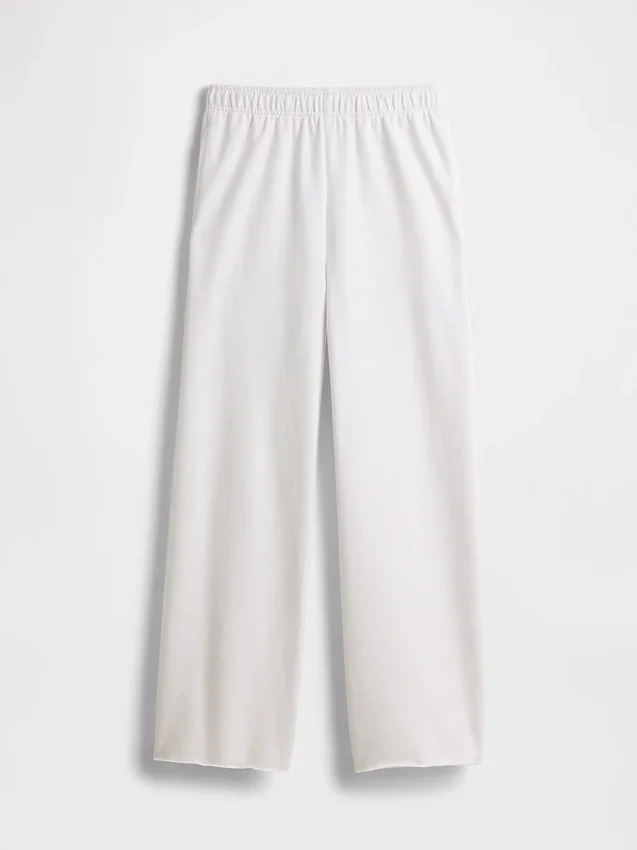 Pantalones de sudadera de felpa suave Vintagesoft de pierna ancha