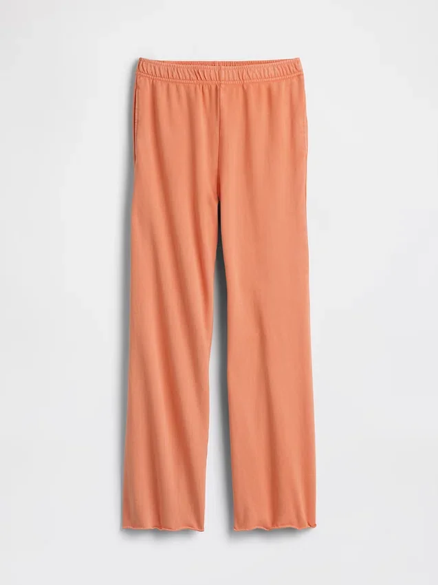 Pantalones de sudadera de felpa suave Vintagesoft de pierna ancha
