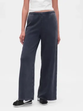 Pantalones de sudadera holgados con logotipo Vintagesoft