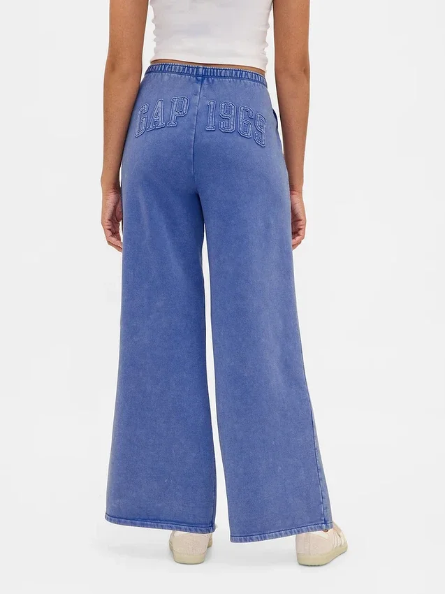 Pantalones de sudadera holgados con logotipo Vintagesoft