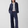 Pantalones de sudadera holgados de felpa Vintagesoft de talle medio