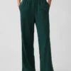 Pantalones de sudadera holgados de felpa Vintagesoft de talle medio