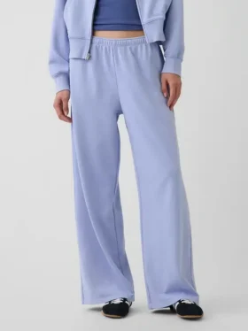 Pantalones de sudadera holgados de felpa Vintagesoft de talle medio