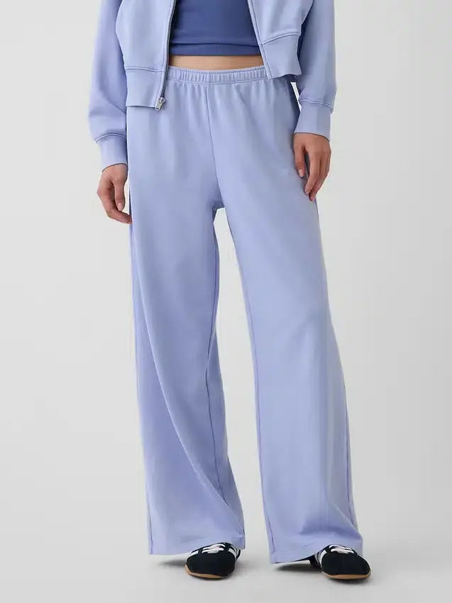 Pantalones de sudadera holgados de felpa Vintagesoft de talle medio