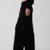 Pantalones de sudadera holgados de felpa Vintagesoft de talle medio