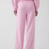 Pantalones de sudadera holgados de felpa Vintagesoft de talle medio