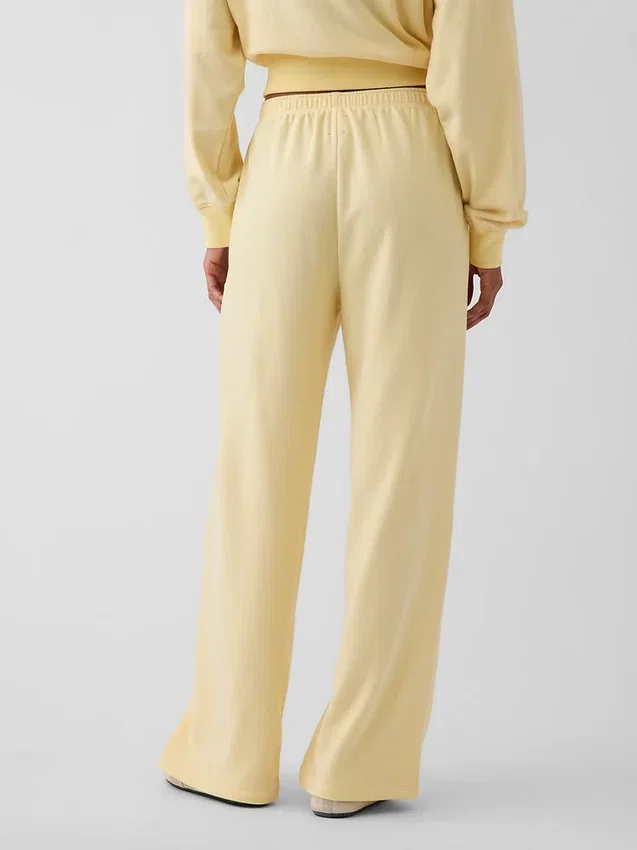 Pantalones de sudadera holgados de felpa Vintagesoft de talle medio