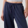 Pantalones de sudadera holgados de felpa Vintagesoft de talle medio