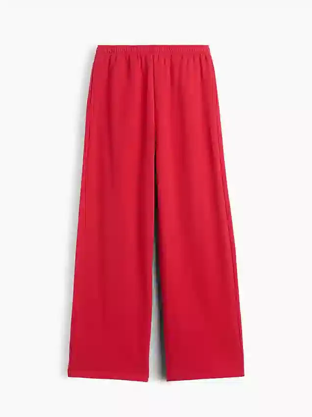 Pantalones de sudadera holgados de felpa Vintagesoft de talle medio