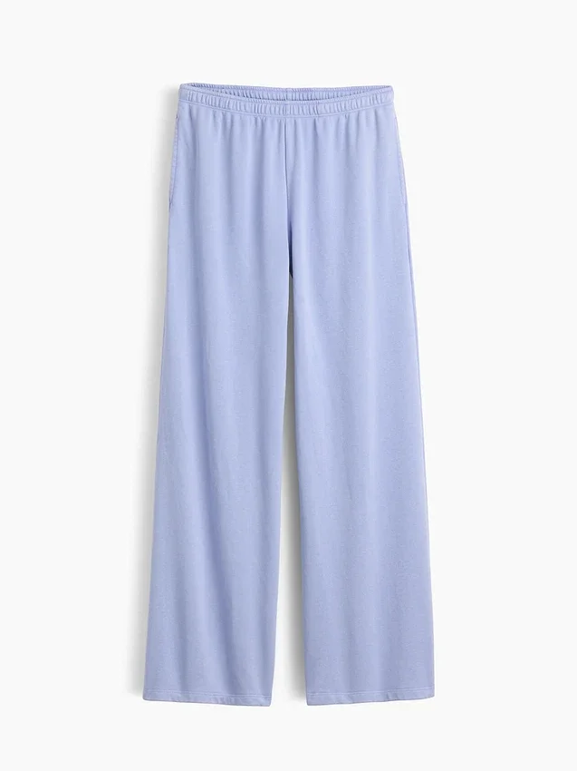 Pantalones de sudadera holgados de felpa Vintagesoft de talle medio
