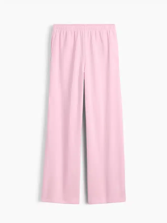 Pantalones de sudadera holgados de felpa Vintagesoft de talle medio