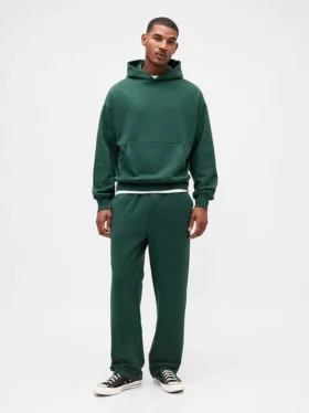 Pantalones de sudadera holgados de peso pesado para adultos