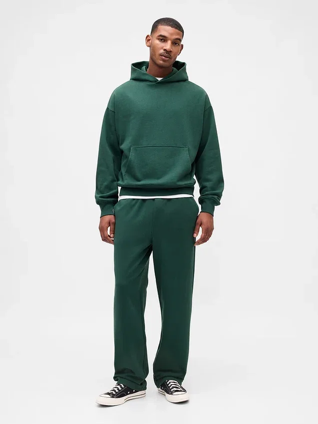 Pantalones de sudadera holgados de peso pesado para adultos
