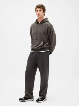 Pantalones de sudadera holgados de peso pesado para adultos