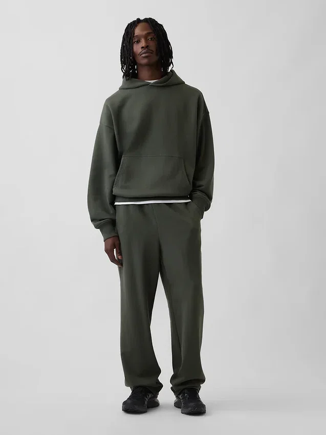 Pantalones de sudadera holgados de peso pesado para adultos