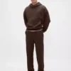 Pantalones de sudadera holgados de peso pesado para adultos