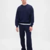 Pantalones de sudadera holgados de peso pesado para adultos