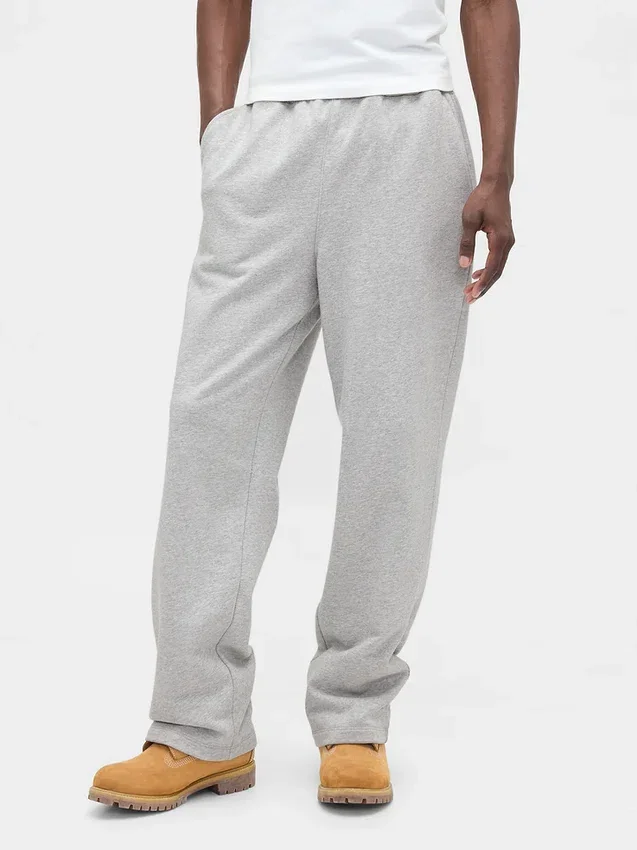 Pantalones de sudadera holgados de peso pesado para adultos