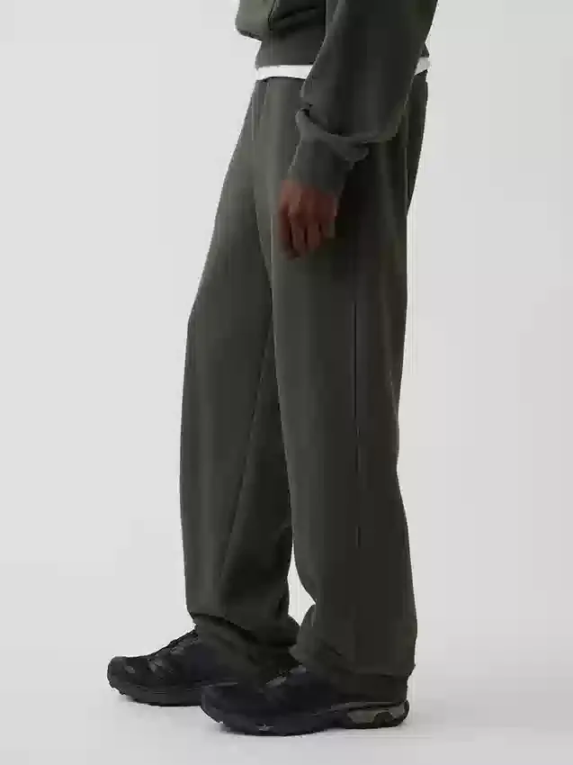 Pantalones de sudadera holgados de peso pesado para adultos