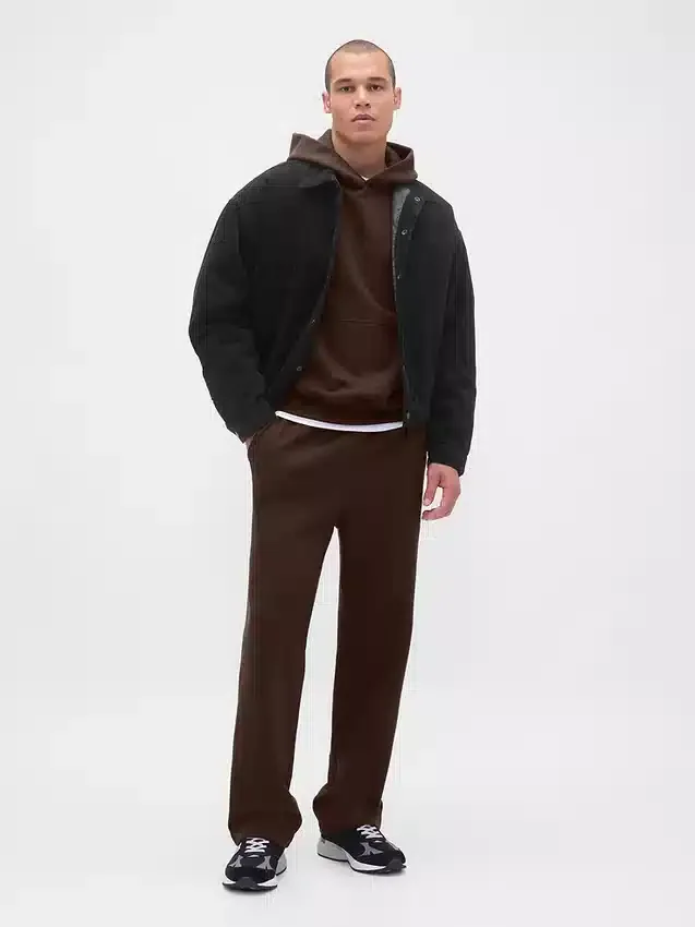 Pantalones de sudadera holgados de peso pesado para adultos
