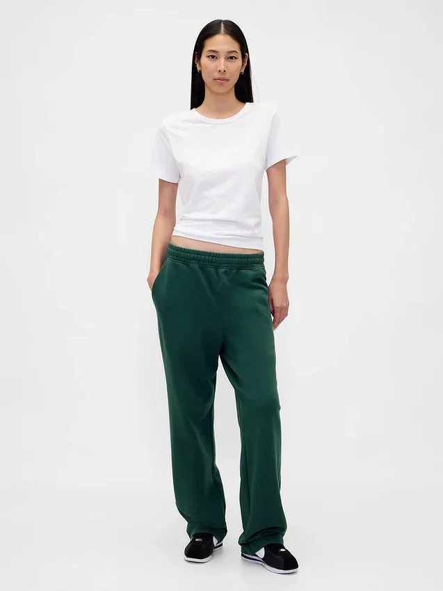 Pantalones de sudadera holgados de peso pesado para adultos