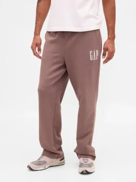 Pantalones de sudadera para adultos, de peso pesado y corte holgado, con logo
