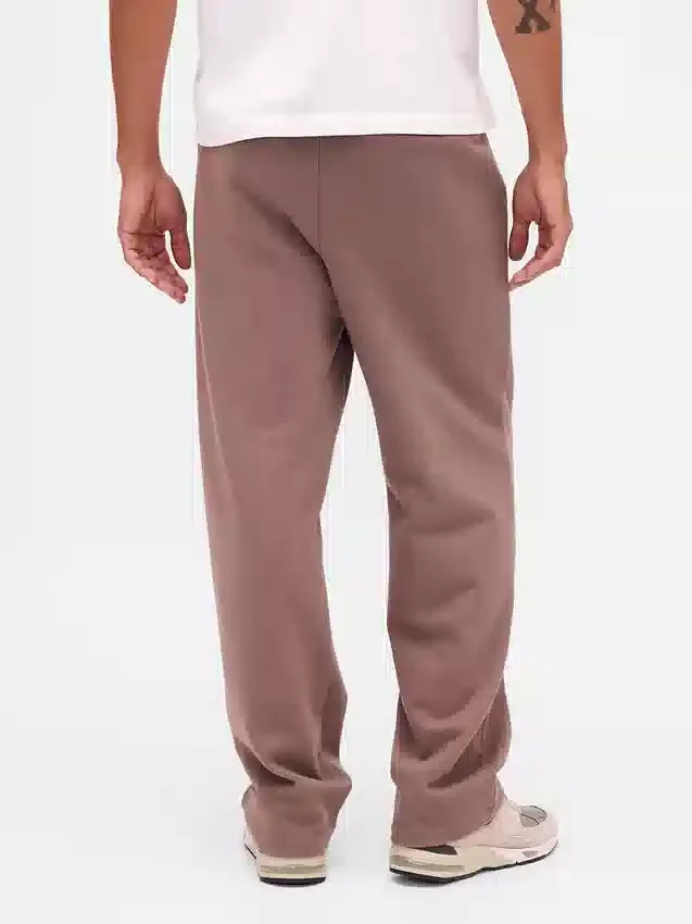 Pantalones de sudadera para adultos, de peso pesado y corte holgado, con logo