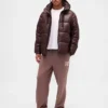 Pantalones de sudadera para adultos, de peso pesado y corte holgado, con logo