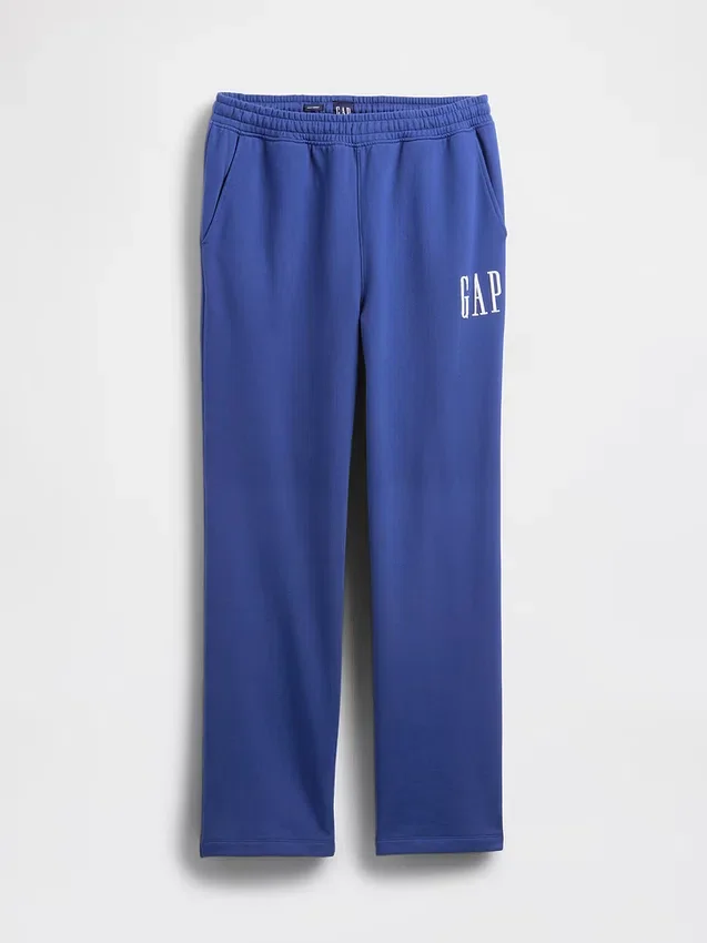 Pantalones de sudadera para adultos, de peso pesado y corte holgado, con logo