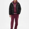 Pantalones de sudadera para adultos de tejido grueso y corte holgado con logo