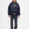 Pantalones de sudadera para adultos de tejido grueso y corte holgado con logo