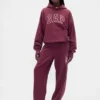 Pantalones de sudadera para adultos de tejido grueso y corte holgado con logo