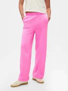 Pantalones de sudadera rectos con costuras Vintagesoft