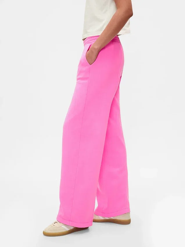 Pantalones de sudadera rectos con costuras Vintagesoft